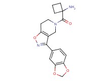 (1-{[3-(1,3-benzodioxol-5-yl)-6,7-dihydroisoxazolo[4,5-c]pyridin-5(4H)-yl]carbonyl}cyclobutyl)amine