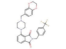 4-[4-(2,3-dihydro-1,4-benzodioxin-6-ylmethyl)-1-piperazinyl]-2-[4-(trifluoromethyl)benzyl]-1H-isoindole-1,3(2H)-dione