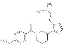 2-(2-{1-[(2-ethyl-5-pyrimidinyl)carbonyl]-3-piperidinyl}-1H-imidazol-1-yl)-N,N-dimethylethanamine