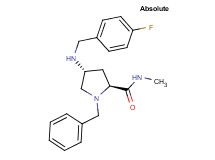 (4R)-1-benzyl-4-[(4-fluorobenzyl)amino]-N-methyl-L-prolinamide
