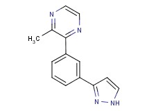 2-methyl-3-[3-(1H-pyrazol-3-yl)phenyl]pyrazine