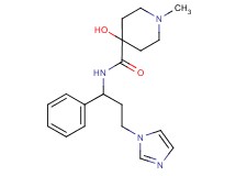 4-hydroxy-N-[3-(1H-imidazol-1-yl)-1-phenylpropyl]-1-methylpiperidine-4-carboxamide
