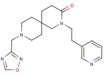 9-(1,2,4-oxadiazol-3-ylmethyl)-2-(2-pyridin-3-ylethyl)-2,9-diazaspiro[5.5]undecan-3-one