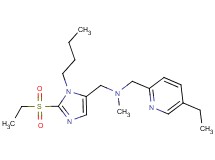 1-[1-butyl-2-(ethylsulfonyl)-1H-imidazol-5-yl]-N-[(5-ethyl-2-pyridinyl)methyl]-N-methylmethanamine