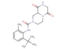 N-(2-tert-butyl-6-methylphenyl)-6,9-dioxooctahydro-2H-pyrazino[1,2-a]pyrazine-2-carboxamide