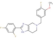 2-(2,4-difluorophenyl)-5-(4-fluoro-3-methoxybenzyl)-4,5,6,7-tetrahydro-1H-imidazo[4,5-c]pyridine