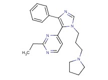 2-ethyl-4-[4-phenyl-1-(3-pyrrolidin-1-ylpropyl)-1H-imidazol-5-yl]pyrimidine