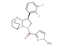 (3S*,3aR*,7aR*)-3-(2,3-difluorophenyl)-1-[(1-methyl-1H-pyrazol-3-yl)carbonyl]octahydro-4,7-ethanopyrrolo[3,2-b]pyridine