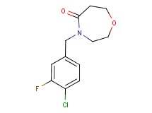 4-(4-chloro-3-fluorobenzyl)-1,4-oxazepan-5-one