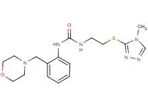 N-{2-[(4-methyl-4H-1,2,4-triazol-3-yl)thio]ethyl}-N'-[2-(morpholin-4-ylmethyl)phenyl]urea