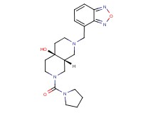 (4aR*,8aR*)-2-(2,1,3-benzoxadiazol-4-ylmethyl)-7-(pyrrolidin-1-ylcarbonyl)octahydro-2,7-naphthyridin-4a(2H)-ol