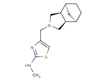 4-[(1R*,2R*,6S*,7S*)-4-azatricyclo[5.2.1.0~2,6~]dec-4-ylmethyl]-N-methyl-1,3-thiazol-2-amine