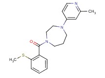 1-(2-methyl-4-pyridinyl)-4-[2-(methylthio)benzoyl]-1,4-diazepane