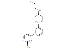 N-(2-fluoroethyl)-1-[3-(2-methylpyrimidin-4-yl)phenyl]piperidin-4-amine