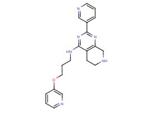 2-pyridin-3-yl-N-[3-(pyridin-3-yloxy)propyl]-5,6,7,8-tetrahydropyrido[3,4-d]pyrimidin-4-amine