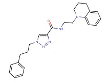 N-[2-(3,4-dihydro-1(2H)-quinolinyl)ethyl]-1-(3-phenylpropyl)-1H-1,2,3-triazole-4-carboxamide