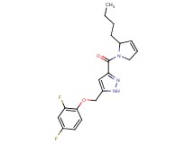 3-[(2-butyl-2,5-dihydro-1H-pyrrol-1-yl)carbonyl]-5-[(2,4-difluorophenoxy)methyl]-1H-pyrazole