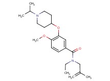 N-ethyl-3-[(1-isopropyl-4-piperidinyl)oxy]-4-methoxy-N-(2-methyl-2-propen-1-yl)benzamide