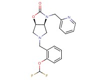 (3aS*,6aR*)-5-[2-(difluoromethoxy)benzyl]-3-(2-pyridinylmethyl)hexahydro-2H-pyrrolo[3,4-d][1,3]oxazol-2-one