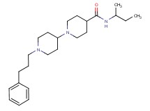 N-(sec-butyl)-1'-(3-phenylpropyl)-1,4'-bipiperidine-4-carboxamide