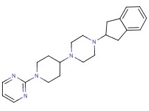 2-{4-[4-(2,3-dihydro-1H-inden-2-yl)piperazin-1-yl]piperidin-1-yl}pyrimidine