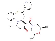 8-{[(2R*,6S*)-2,6-dimethyl-4-morpholinyl]carbonyl}-11-methyl-6-(3-pyridinyl)-6,7-dihydro-9H-pyrido[2,1-d][1,5]benzothiazepin-9-one