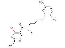 N-[3-(2,5-dimethylphenoxy)propyl]-4-hydroxy-N,2-dimethylpyrimidine-5-carboxamide