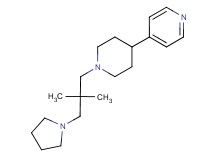 4-[1-(2,2-dimethyl-3-pyrrolidin-1-ylpropyl)piperidin-4-yl]pyridine