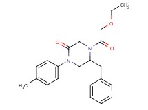 5-benzyl-4-(ethoxyacetyl)-1-(4-methylphenyl)-2-piperazinone