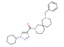 2-benzyl-8-[(1-cyclohexyl-1H-1,2,3-triazol-4-yl)carbonyl]-2,8-diazaspiro[5.5]undecane