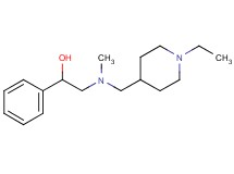 2-[[(1-ethyl-4-piperidinyl)methyl](methyl)amino]-1-phenylethanol bis(trifluoroacetate) (salt)