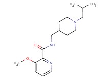 N-[(1-isobutylpiperidin-4-yl)methyl]-3-methoxypyridine-2-carboxamide