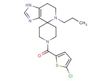 1'-[(5-chloro-2-thienyl)carbonyl]-5-propyl-1,5,6,7-tetrahydrospiro[imidazo[4,5-c]pyridine-4,4'-piperidine]