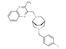 2-{[(1S*,5R*)-3-(4-fluorobenzyl)-3,6-diazabicyclo[3.2.2]non-6-yl]methyl}-3-methylquinoxaline