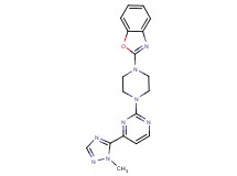 2-{4-[4-(1-methyl-1H-1,2,4-triazol-5-yl)pyrimidin-2-yl]piperazin-1-yl}-1,3-benzoxazole