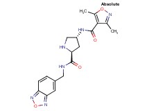 N-((3R,5S)-5-{[(2,1,3-benzoxadiazol-5-ylmethyl)amino]carbonyl}pyrrolidin-3-yl)-3,5-dimethylisoxazole-4-carboxamide