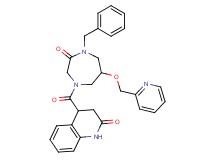 4-{[4-benzyl-3-oxo-6-(2-pyridinylmethoxy)-1,4-diazepan-1-yl]carbonyl}-3,4-dihydro-2(1H)-quinolinone