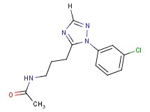 N-{3-[1-(3-chlorophenyl)-1H-1,2,4-triazol-5-yl]propyl}acetamide