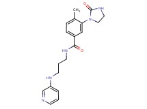 4-methyl-3-(2-oxo-1-imidazolidinyl)-N-[3-(3-pyridinylamino)propyl]benzamide