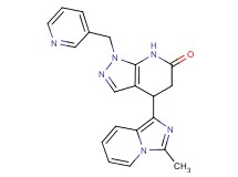 4-(3-methylimidazo[1,5-a]pyridin-1-yl)-1-(pyridin-3-ylmethyl)-1,4,5,7-tetrahydro-6H-pyrazolo[3,4-b]pyridin-6-one