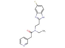 N-ethyl-N-[2-(5-fluoro-1H-benzimidazol-2-yl)ethyl]-2-pyridin-3-ylacetamide