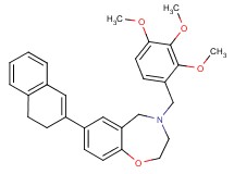 7-(3,4-dihydro-2-naphthalenyl)-4-(2,3,4-trimethoxybenzyl)-2,3,4,5-tetrahydro-1,4-benzoxazepine
