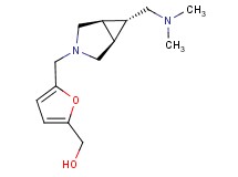 [5-({(1R*,5S*,6r)-6-[(dimethylamino)methyl]-3-azabicyclo[3.1.0]hex-3-yl}methyl)-2-furyl]methanol