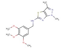 1,3-dimethyl-N-(3,4,5-trimethoxybenzyl)-1H-pyrazolo[3,4-d][1,3]thiazol-5-amine