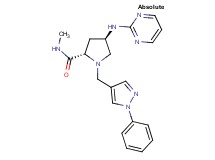 (4R)-N-methyl-1-[(1-phenyl-1H-pyrazol-4-yl)methyl]-4-(pyrimidin-2-ylamino)-L-prolinamide