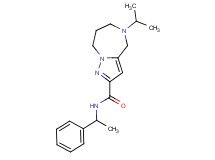 5-isopropyl-N-(1-phenylethyl)-5,6,7,8-tetrahydro-4H-pyrazolo[1,5-a][1,4]diazepine-2-carboxamide