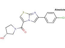 (3R)-1-{[6-(4-chlorophenyl)imidazo[2,1-b][1,3]thiazol-3-yl]carbonyl}-3-pyrrolidinol
