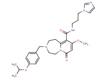 N-[3-(1H-imidazol-1-yl)propyl]-3-(4-isopropoxybenzyl)-9-methoxy-7-oxo-1,2,3,4,5,7-hexahydropyrido[1,2-d][1,4]diazepine-10-carboxamide