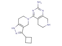 4-(3-cyclobutyl-1,4,6,7-tetrahydro-5H-pyrazolo[4,3-c]pyridin-5-yl)-5,6,7,8-tetrahydropyrido[3,4-d]pyrimidin-2-amine