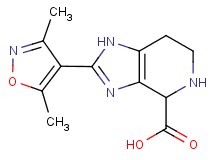 2-(3,5-dimethyl-4-isoxazolyl)-4,5,6,7-tetrahydro-1H-imidazo[4,5-c]pyridine-4-carboxylic acid dihydrochloride